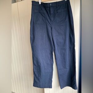 Tall Madewell Emmett Navy Blue Pants 32T
